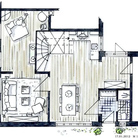 Von-deska-countryhouses-reeder-fluegel Feriehus *